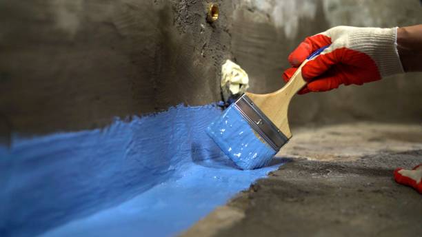 Commercial Waterproofing project at a Anderson, SC business property by SJ Waterproofing Pros
